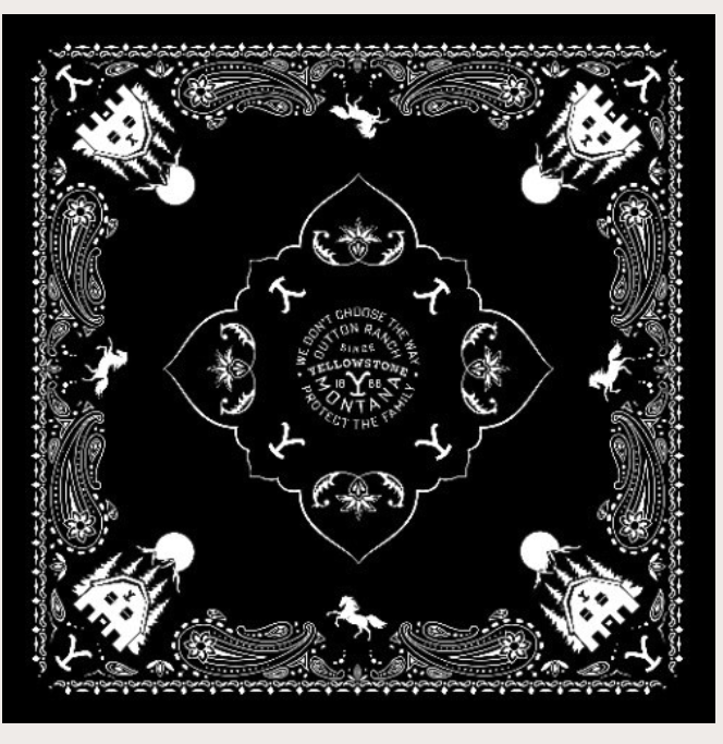 Yellowstone Bandana - Dutton Ranch - Dotty&Dan